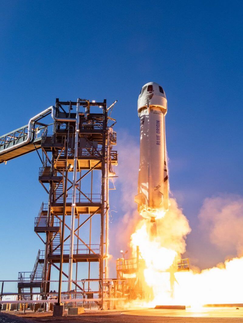 William Shatner Bezos’ New Shepherd rocket